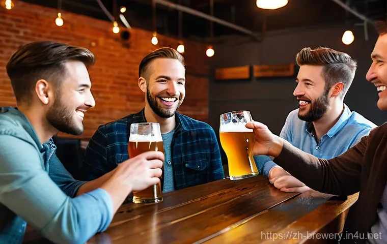 수제맥주 경쟁 시장 분석 - A sophisticated young woman, in her late 20s, with an artistic sensibility, is seated at a well-lit,...