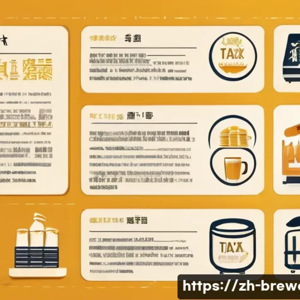 수제맥주 부가가치 세금 - A detailed infographic-style image illustrating the tax structure of craft beer production and sales...